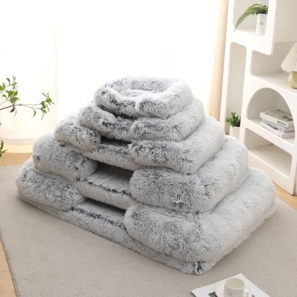 Plush Round Pet Bed House